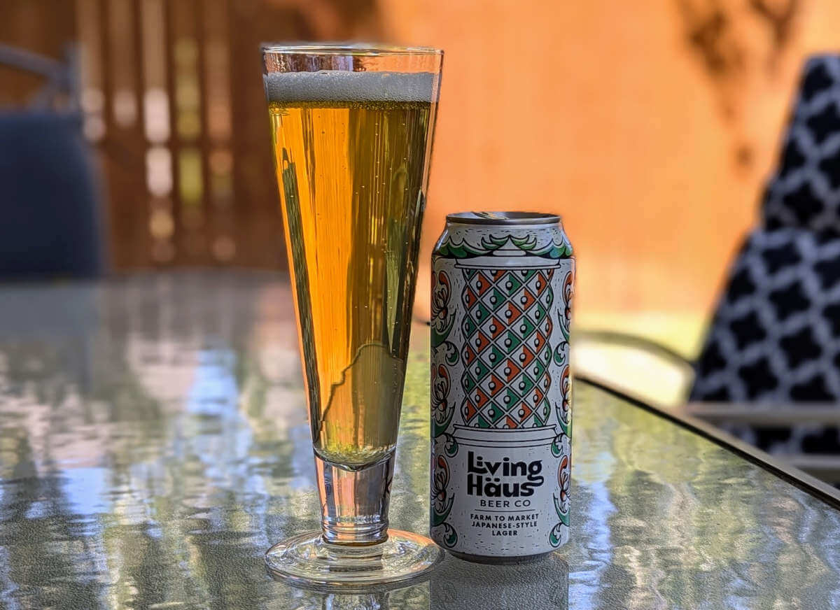 Living Häus + Zupan’s Farm to Market Japanese-style Lager